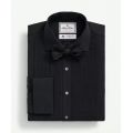 Brooks Brothers X Thomas Mason Cotton English Collar, Swiss Pleat Front Tuxedo Shirt