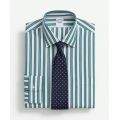Supima Cotton Poplin Ainsley Collar, Bold Multi Striped Dress Shirt