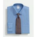 Stretch Supima Cotton Non-Iron Royal Oxford Ainsley Collar, Windowpane Dress Shirt