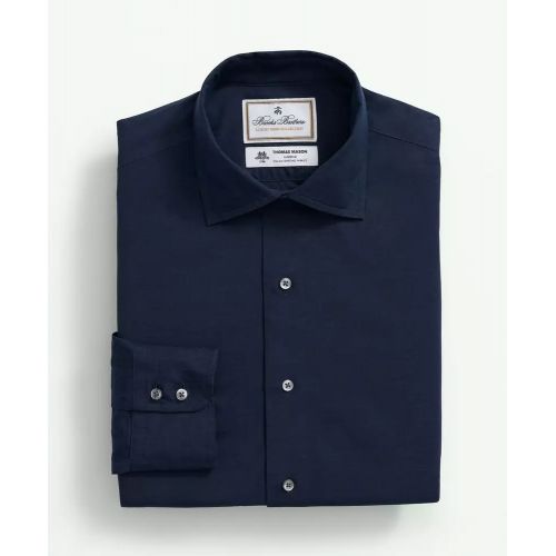 브룩스브라더스 Brooks Brothers X Thomas Mason Cotton-Linen English Collar, Dress Shirt