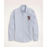 Mens Lunar New Year Slim-Fit Milano Oxford, Button Down Collar Candy Stripe