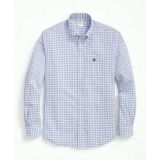Performance Series Stretch Button-Down Collar, Checked Sport Shirt