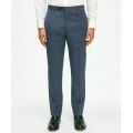 Slim Fit Stretch Wool Mini-Houndstooth 1818 Dress Trousers