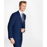 Regent Fit Saxxon Wool Three-Button Plaid 1818 Suit