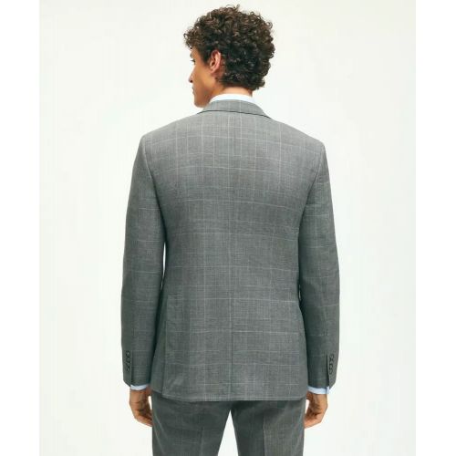 브룩스브라더스 Brooks Brothers Explorer Collection Classic Fit Wool Plaid Suit Jacket