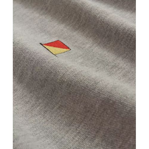 브룩스브라더스 Cotton Slim-Fit Embroidered Nautical Flag Polo Shirt