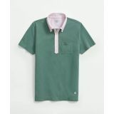 The Vintage Oxford-Collar Polo Shirt In Supima Cotton Blend