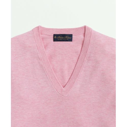 브룩스브라더스 Supima Cotton V-Neck Sweater