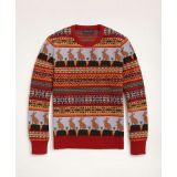 Mens Lunar New Year Wool Blend Fair Isle Sweater
