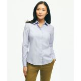 Fitted Non-Iron Stretch Supima Cotton Dobby Dress Shirt