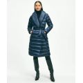 Down Water-Resistant Belted Puffer Coat