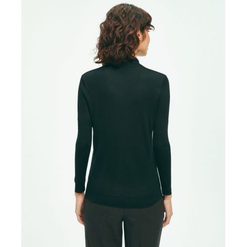 브룩스브라더스 Silk-Cashmere Shawl-Collar Sweater