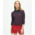Mariner Striped Silk-Cotton Sweater