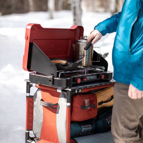  Camp Chef Mountain Series Teton 2X Two-Burner Cooking System - Hike & Camp