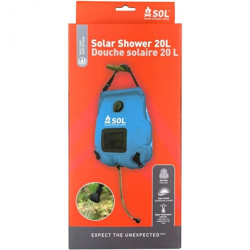  S.O.L Survive Outdoors Longer Solar Shower - 20L - Hike & Camp