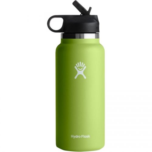  Hydro Flask 32oz Wide Mouth Straw Lid 2.0 Water Bottle - Hike & Camp