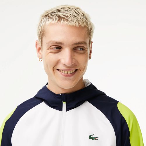 라코스테 Lacoste Mens SPORT Color-Block Tennis Jacket
