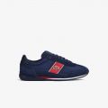 Mens Lacoste Angular Textile and Leather Sneakers