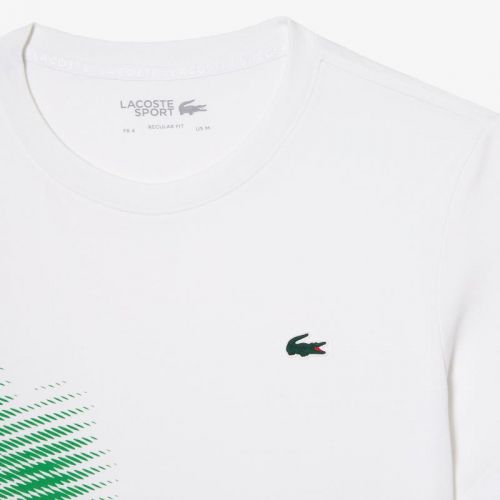 라코스테 Lacoste Menu2019s SPORT Regular Fit T-Shirt with Contrast Branding