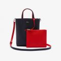 Lacoste Womens Anna Reversible Coated Canvas Tote Bag