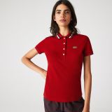 Lacoste Womenu2019s Made In France Slim Fit Organic Cotton Pique Polo