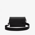 Lacoste Unisex Chantaco Calfskin Leather Flap Closure Bag