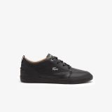 Lacoste Mens Bayliss Leather Perforated Collar Sneakers