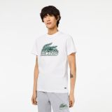 Lacoste Menu2019s Cotton Jersey Print T-Shirt