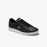 Lacoste Womens Carnaby Evo Mesh-lined Leather Sneakers