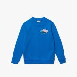 Lacoste Boys’ Crocodiles Organic Cotton Sweatshirt