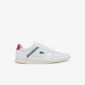 Lacoste Mens Menerva Sport Textile and Leather Accent Sneakers