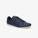 Lacoste Mens Chaymon Leather and Synthetic Trainers