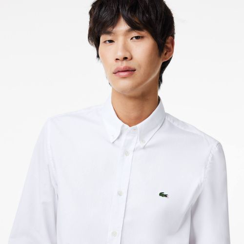 라코스테 Lacoste Mens Regular Fit Premium Cotton Shirt