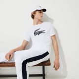 Lacoste Mens SPORT 3D Print Crocodile Breathable Jersey T-Shirt