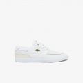 Lacoste Mens Bayliss Deck Leather and Synthetic Boat Shoes