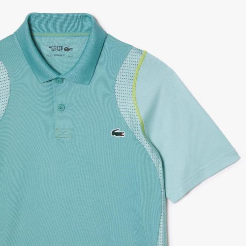 라코스테 Lacoste Menu2019s Tennis Recycled Polyester Polo Shirt