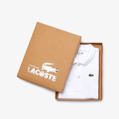 라코스테 Lacoste Baby Organic Cotton Pique Onesie Box Set