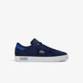 Mens Lacoste Powercourt Leather Color Contrast Sneakers