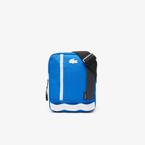 라코스테 Lacoste Unisex Contrast Strap Color-Block Crossover Bag