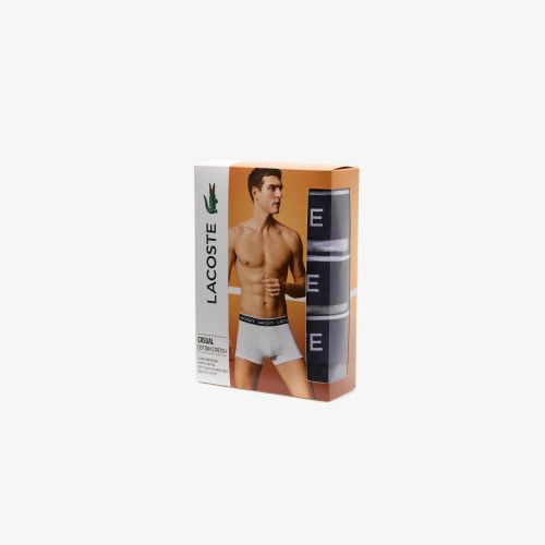 라코스테 Lacoste Mens Casual Boxer Brief 3-Pack