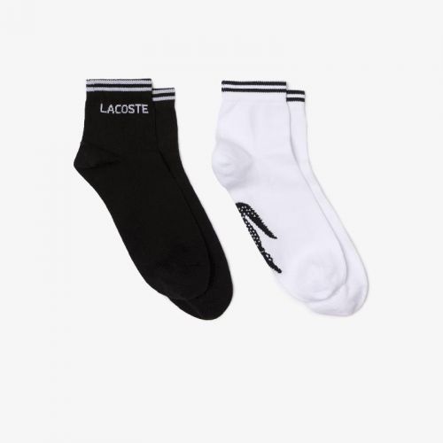 라코스테 Lacoste Unisex SPORT Low-Cut Cotton Sock Two-Pack