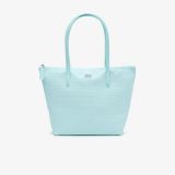 Lacoste Womens L.12.12 Concept Small Zip Tote Bag