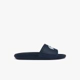 Lacoste Mens Croco Water-repellent Synthetic Slides