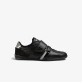 Lacoste Mens Misano Strap Leather Sneakers