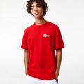 Lacoste Mens Relaxed Fit Comic Effect Badge T-Shirt