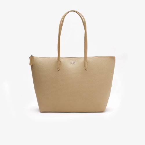 라코스테 Lacoste Womens L.12.12 Concept Zip Tote Bag