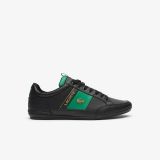 Lacoste Mens Chaymon Leather and Carbon Fiber Sneakers