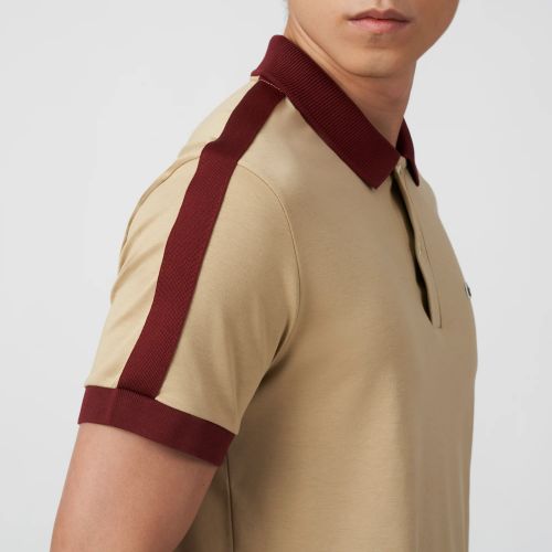 라코스테 Lacoste Mens Classic Fit Contrast Collar Polo
