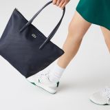 Lacoste Womens L.12.12 Concept Small Zip Tote Bag