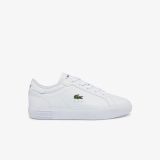 Lacoste Childrens Powercourt Synthetic Sneakers